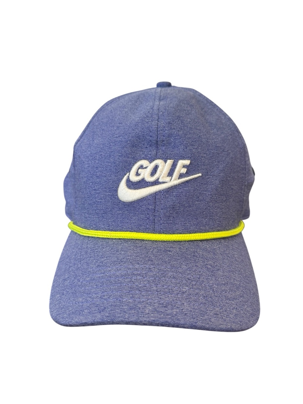 Nike Golf Hat Classic 99 Adjustable Dri-Fit One Size Fits Most Blue/White